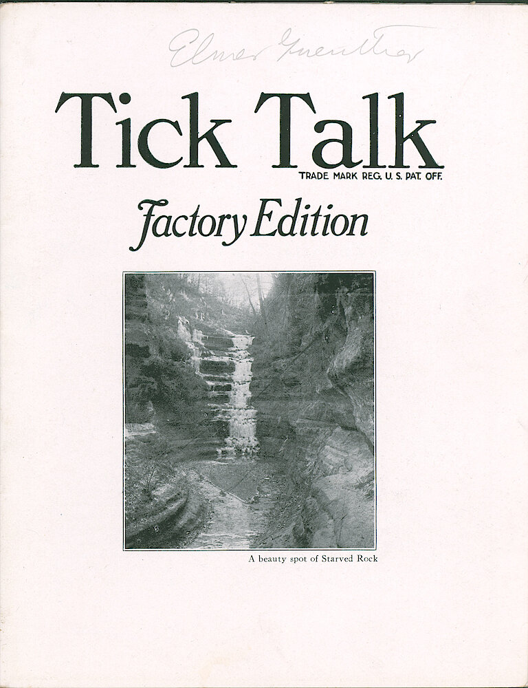 Westclox Tick Talk, February 5, 1923 (Factory Edition), Vol. 8 No. 15 > F. Picture: "A Beauty Spot Of Starved Rock" By Barney Weyand