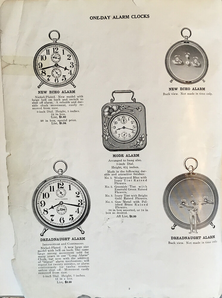 1813 - 1913 Centennial Catalog - Seth Thomas Clock Company Catalog No. 700 > 2