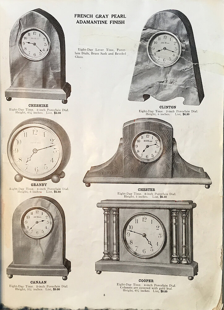 1813 - 1913 Centennial Catalog - Seth Thomas Clock Company Catalog No. 700 > 5