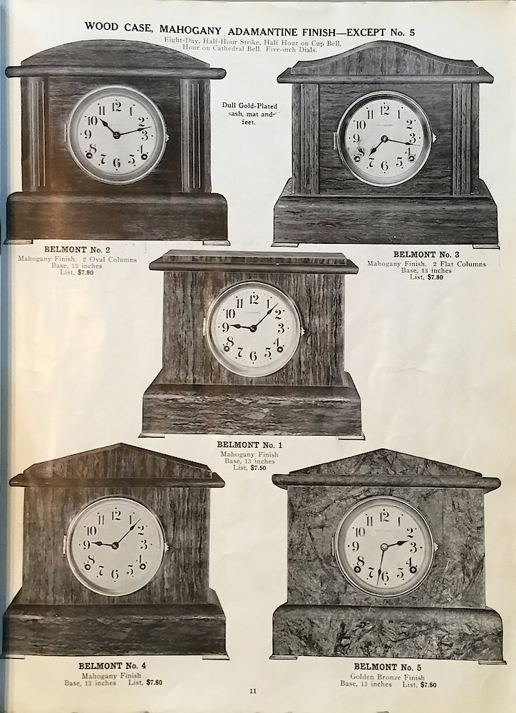 1813 - 1913 Centennial Catalog - Seth Thomas Clock Company Catalog No. 700 > 11