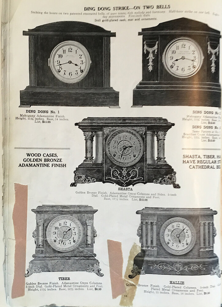 1813 - 1913 Centennial Catalog - Seth Thomas Clock Company Catalog No. 700 > 14