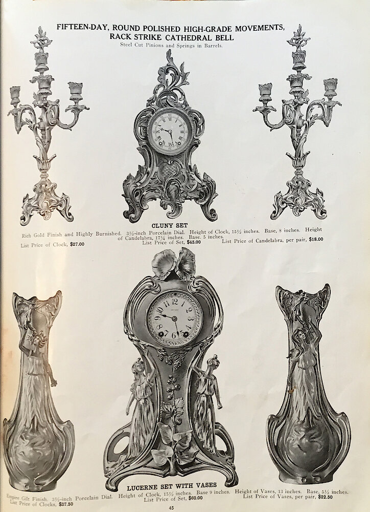 1813 - 1913 Centennial Catalog - Seth Thomas Clock Company Catalog No. 700 > 45