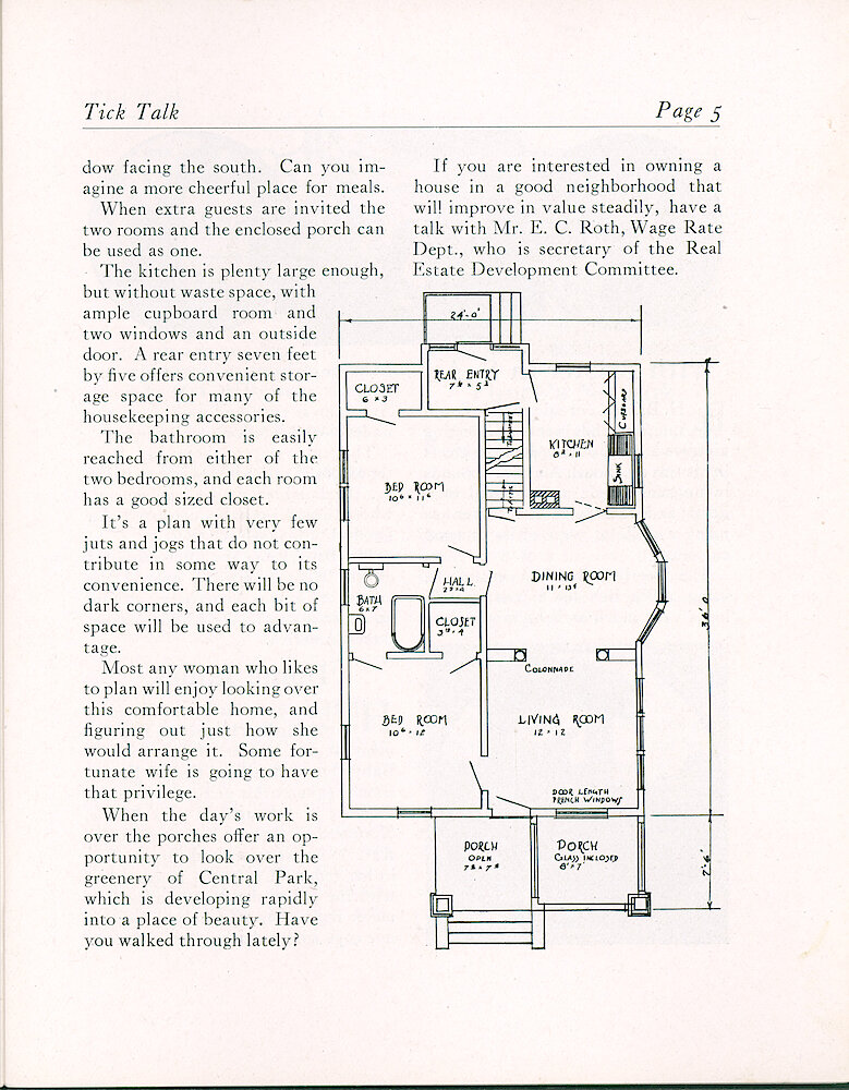 Westclox Tick Talk, September 5, 1923 (Factory Edition), Vol. 9 No. 5 > 5. Article: "The Inside Of The House"