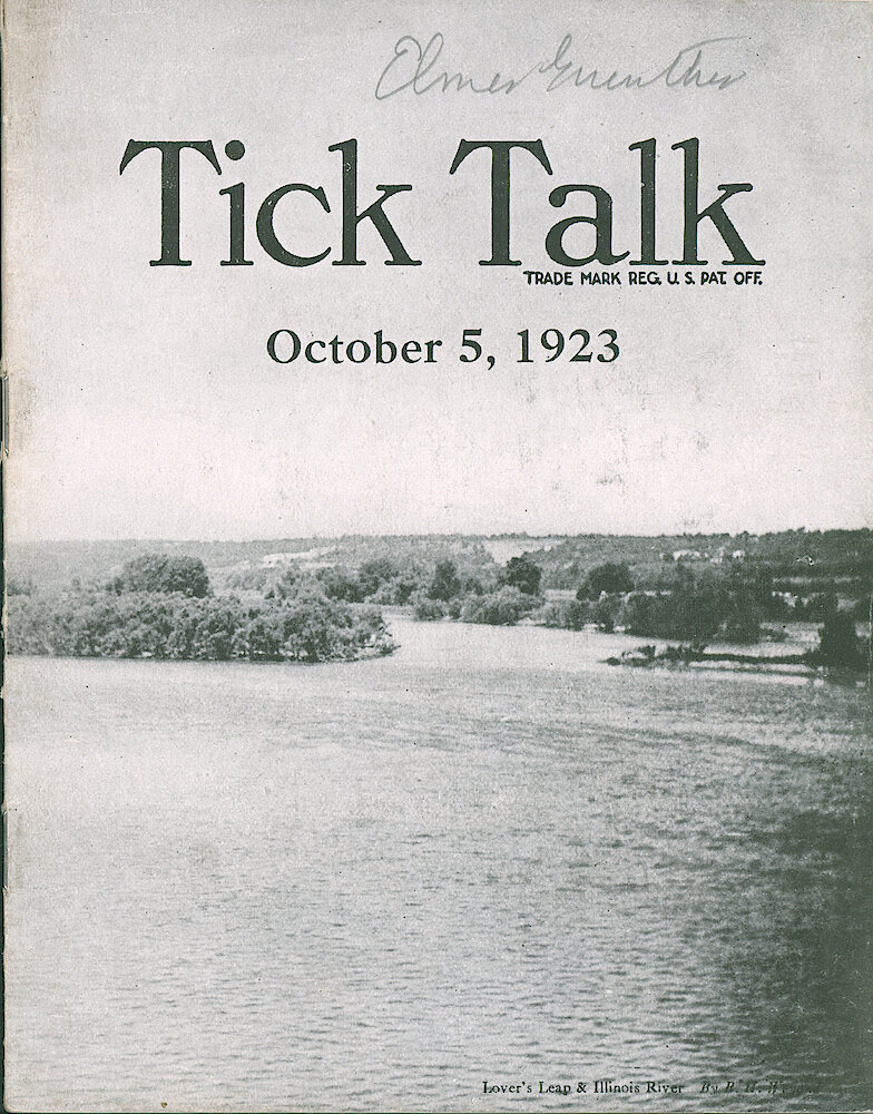 Westclox Tick Talk, October 5, 1923 (Factory Edition), Vol. 9 No. 7 > F