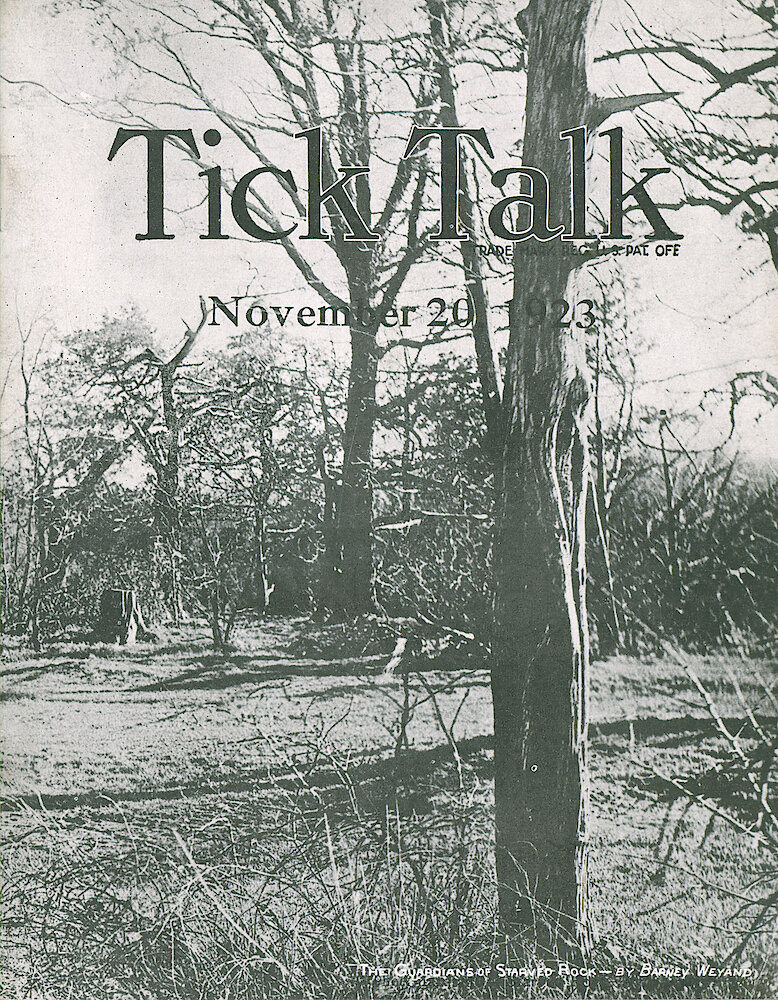 Westclox Tick Talk, November 20,1923 (Factory Edition), Vol. 9 No. 10 > F