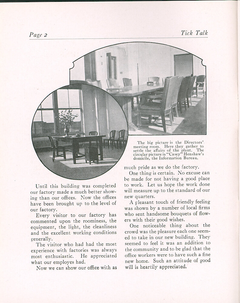 Westclox Tick Talk, April 5, 1924 (Factory Edition), Vol. 9 No. 19 > 2. Factory: Picture: "And They Came"