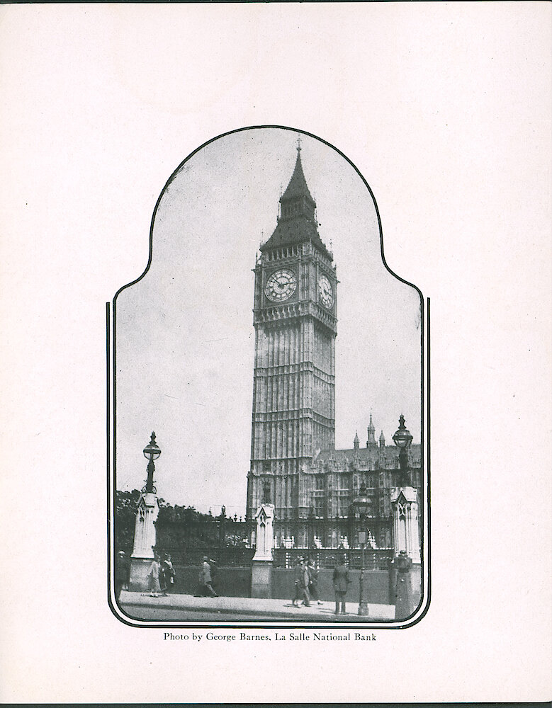 Westclox Tick Talk, September 20, 1924 (Factory Edition), Vol. 10 No. 6. Picture: Big Ben In London. See Page 1 For Article.