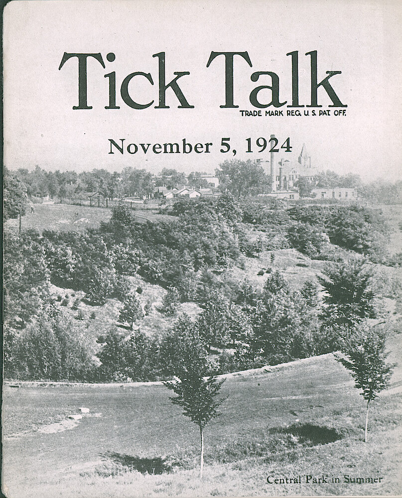 Westclox Tick Talk, November 5, 1924 (Factory Edition), Vol. 10 No. 9 > F