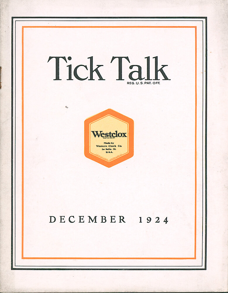 Westclox Tick Talk, December 1924 (Jewelers Edition), Vol. 10 No. 4 > F