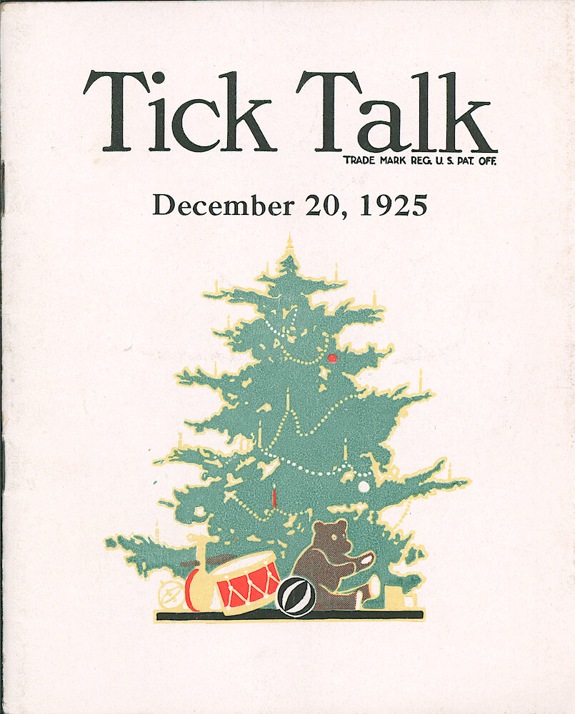 Westclox Tick Talk, December 20, 1925 (Factory Edition), Vol. 11 No. 12 > F