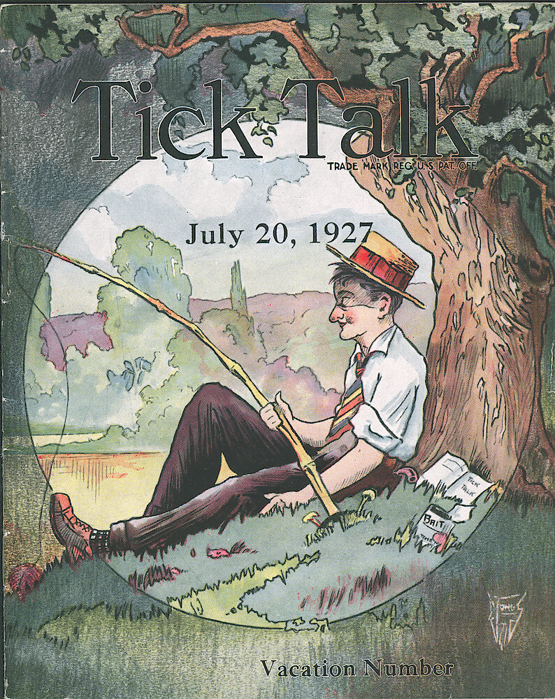 Westclox Tick Talk, July 20, 1927 (Factory Edition), Vol. 13 No. 2 > F