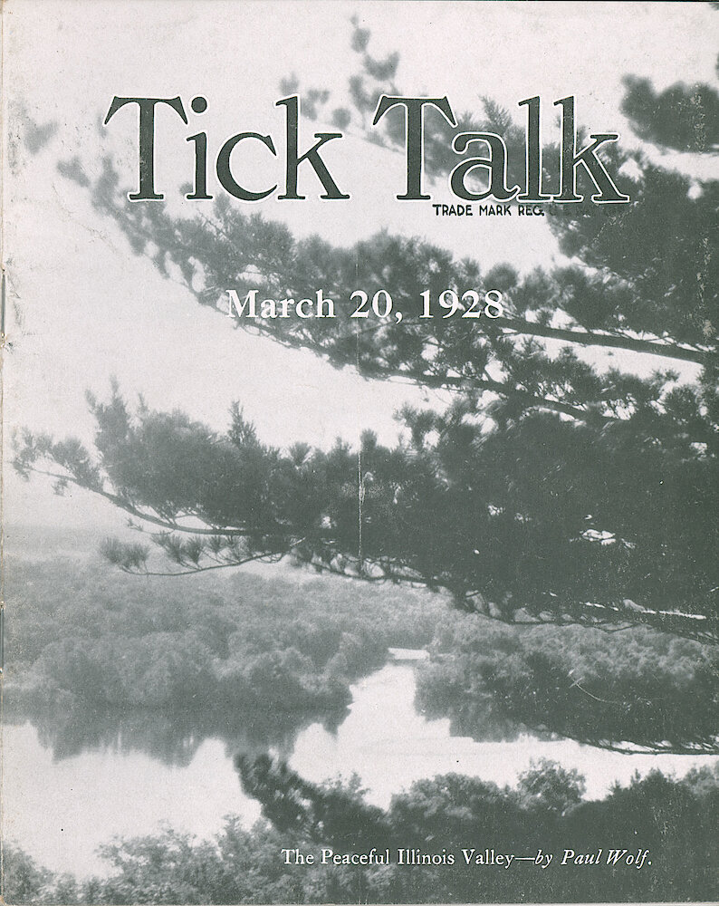 Westclox Tick Talk, March 20, 1928 (Factory Edition), Vol. 13 No. 18 > F