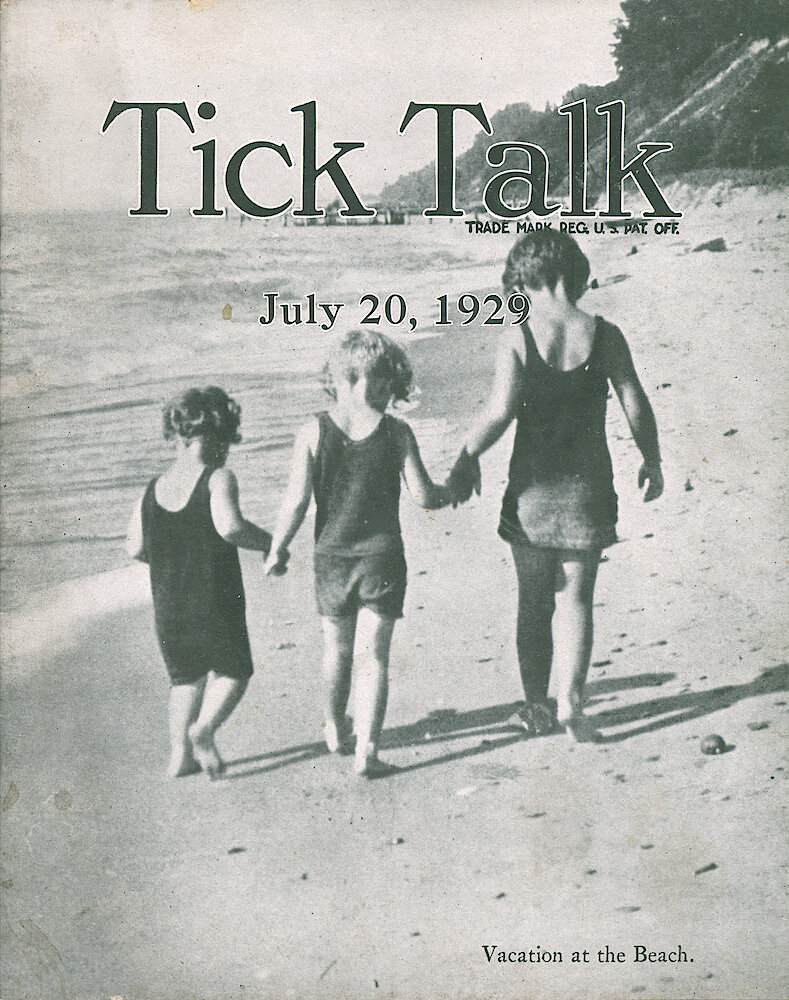 Westclox Tick Talk, July 20, 1929 (Factory Edition), Vol. 15 No. 2 > F