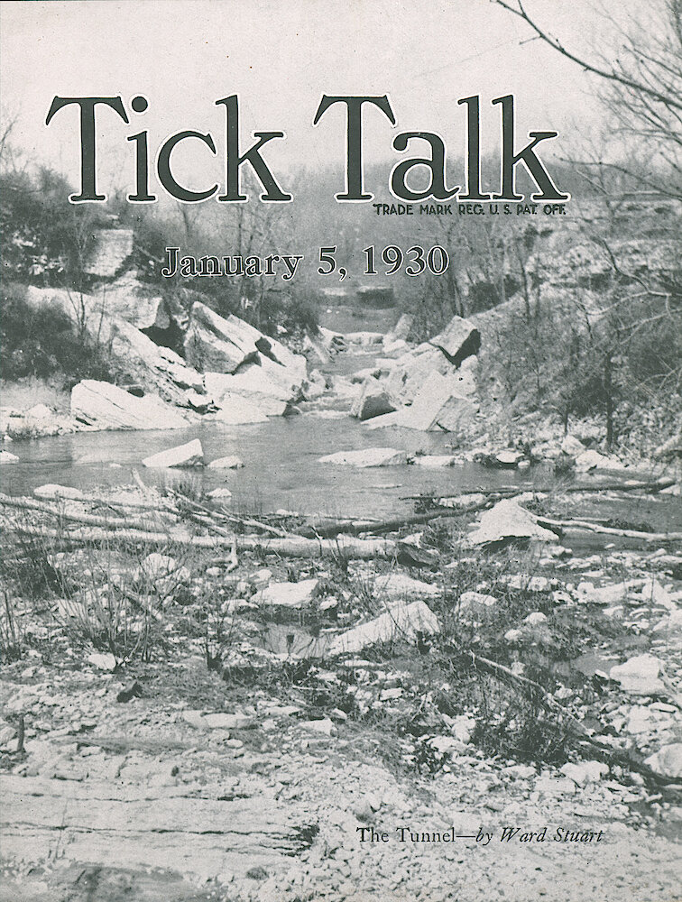 Westclox Tick Talk, January 5, 1930 (Factory Edition), Vol. 15 No. 13 > F