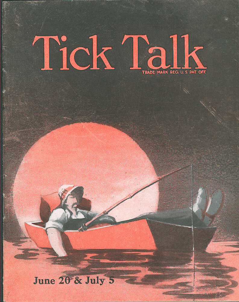 Westclox Tick Talk, June 20 & July 5, 1930 (Factory Edition), Vol. 16 No. 1 > F