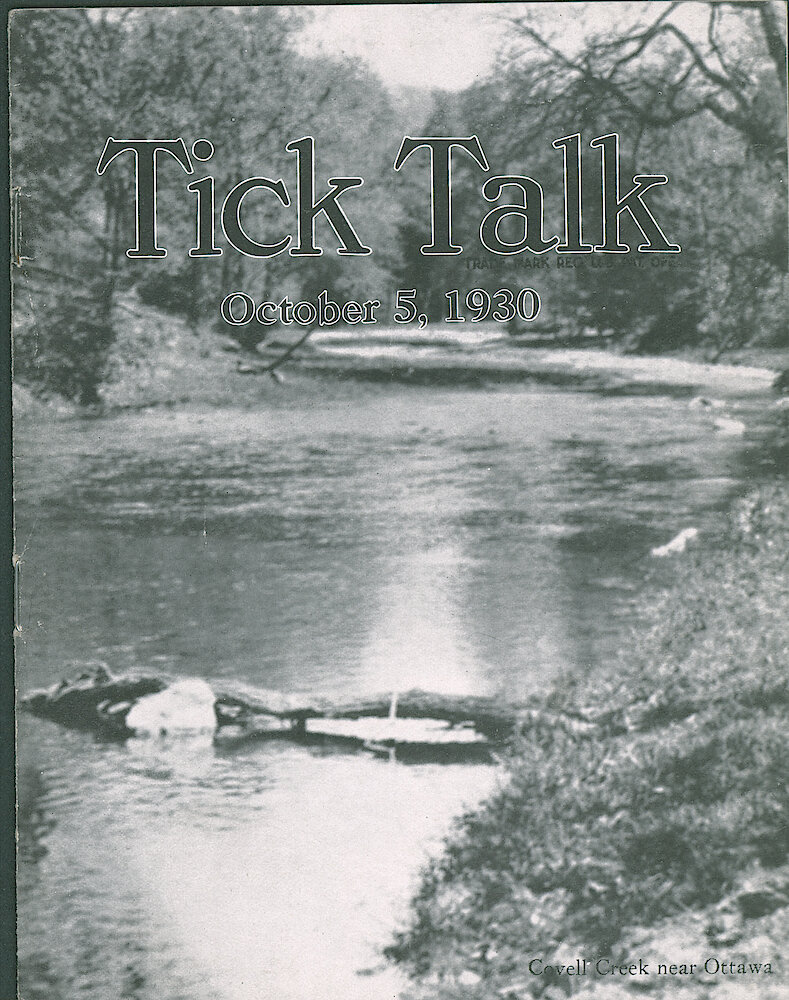 Westclox Tick Talk, October 5, 1930 (Factory Edition), Vol. 16 No. 7 > F. Picture: "Covell Creek Near Ottawa"