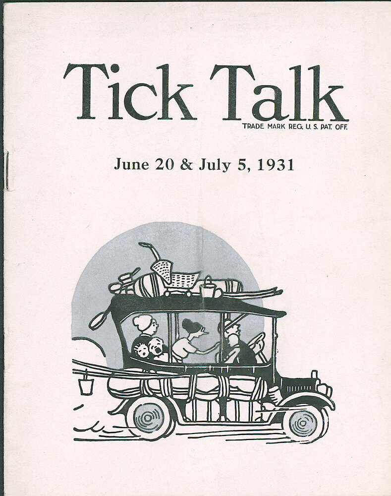 Westclox Tick Talk, June 20 & July 5, 1931 (Factory Edition), Vol. 17 No. 1 > F