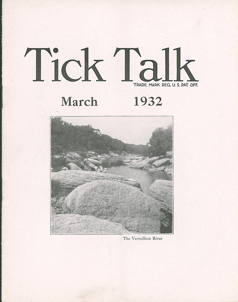 Westclox Tick Talk, March 1932 (Factory Edition), Vol. 17 No. 12 > F