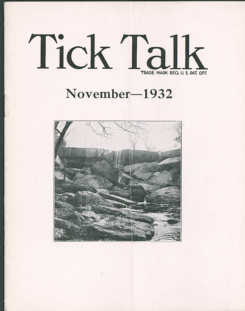 Westclox Tick Talk, November 1932 (Factory Edition), Vol. 18 No. 14 > F