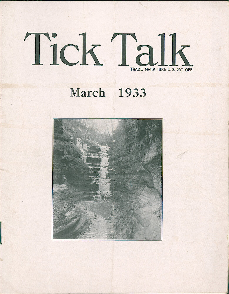 Westclox Tick Talk, March 1933 (Factory Edition), FE-V18-N17 > F