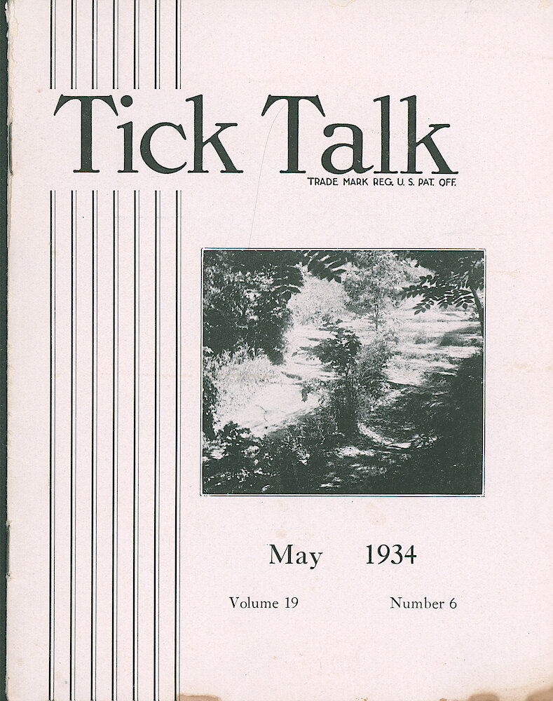 Westclox Tick Talk, May 1934 (Factory Edition), Vol. 19 No. 6 > F