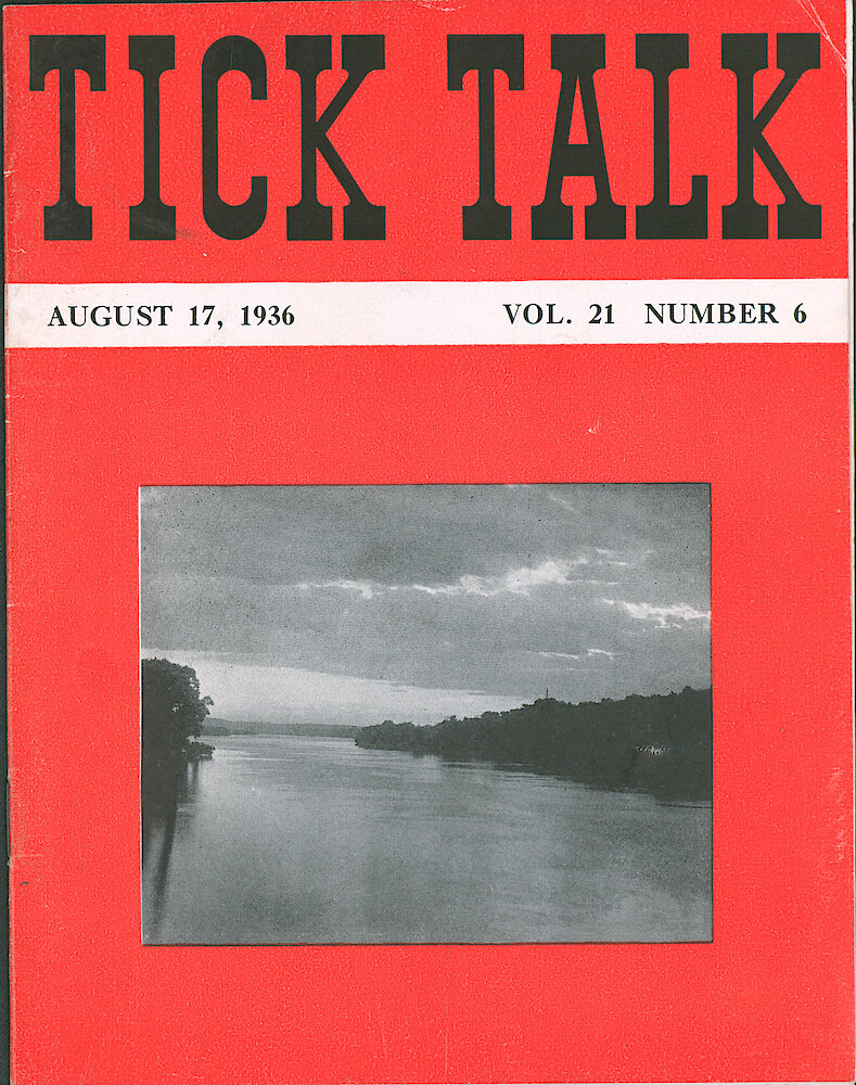 Westclox Tick Talk, August 17, 1936 (Factory Edition), Vol. 21 No. 6 > F