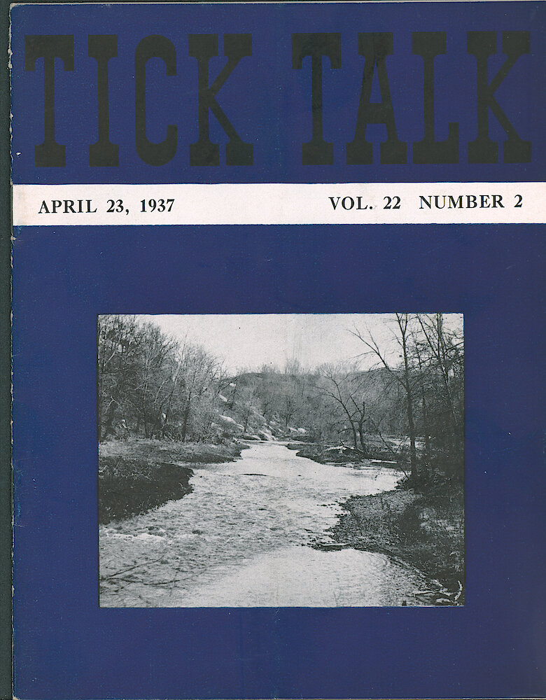 Westclox Tick Talk, April 23, 1937 (Factory Edition), Vol. 22 No. 2 > F. Picture: Little Vermillion River Northeast Of La Salle. Caption On Page 9.