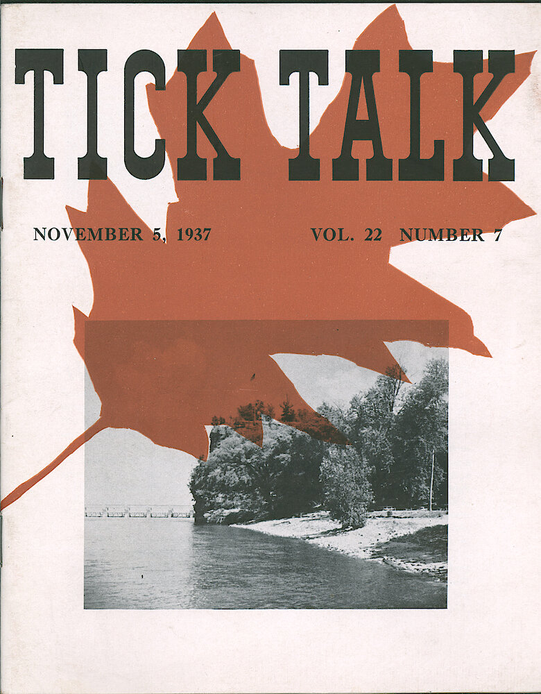 Westclox Tick Talk, November 5, 1937 (Factory Edition), Vol. 22 No. 7 > F. Picture: "Starved Rock" By Mrs. Ralph Lefler Of La Salle. Caption Is On Page 8.