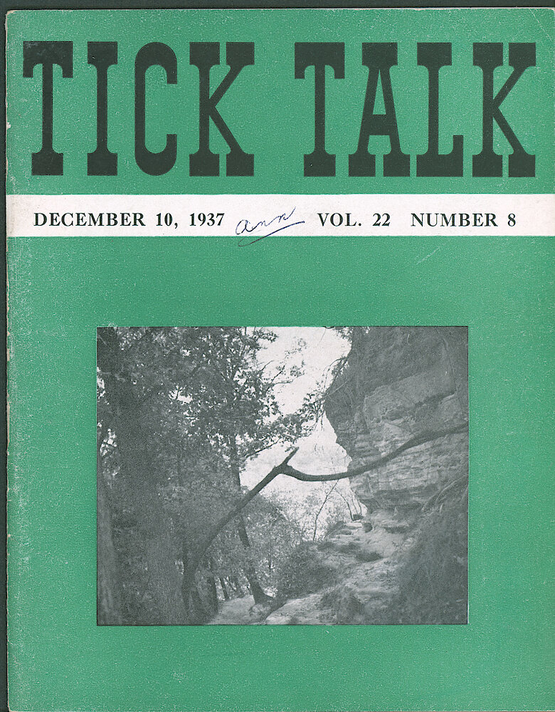 Westclox Tick talk, December 10, 1937 (Factory Edition), Vol. 22 No. 8 > F