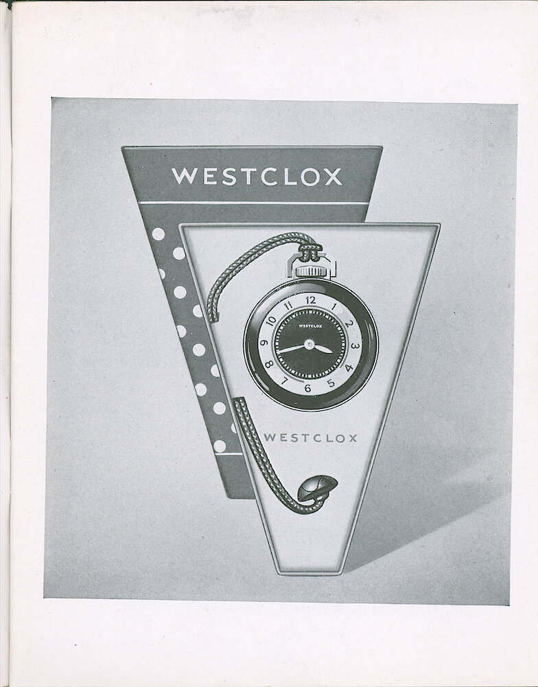 Westclox Tick talk, May 20, 1938 (Factory Edition), Vol. 23 No. 4 > 5. Picture: New Model: Black Chief Watch