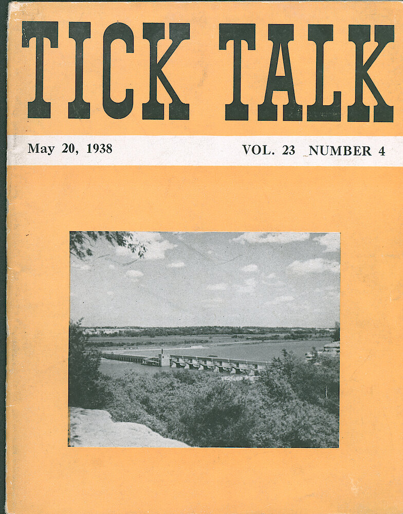 Westclox Tick talk, May 20, 1938 (Factory Edition), Vol. 23 No. 4 > F. Picture: Starved Rock Taken From "Devil&039;s Nose" By Harry Sweger. Caption On Page 9.