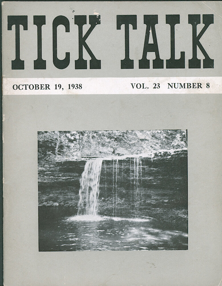 Westclox Tick Talk, October 19, 1938 (Factory Edition), Vol. 23 No. 8 > F. Picture: O&039;Connell&039;s Falls North Of La Salle. Caption On Page 21.