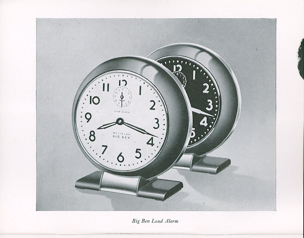 Westclox Tick Talk, July 1939 (Factory Edition), Vol. 24 No. 7 > 2. New Models: Big Ben Loud Alarm (Style 5a).