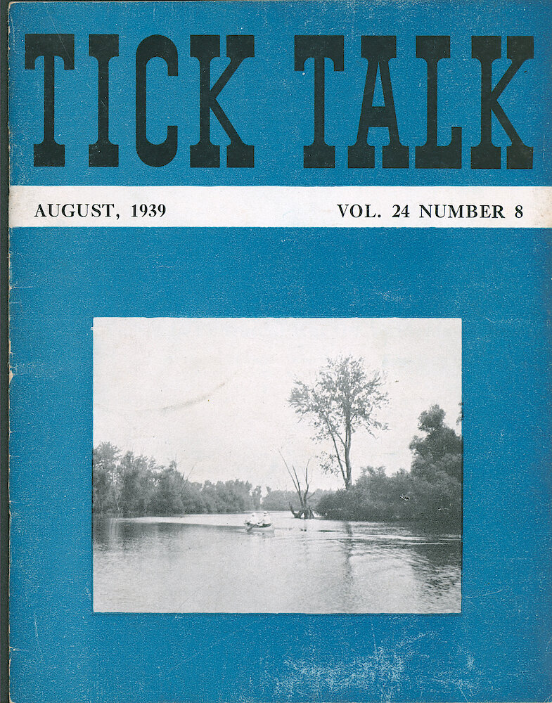 Westclox Tick Talk, August 1939 (Factory edition), Vol. 24 No. 8 > F. Picture: Entrance To Lake Senachwine. Caption On Page 18.