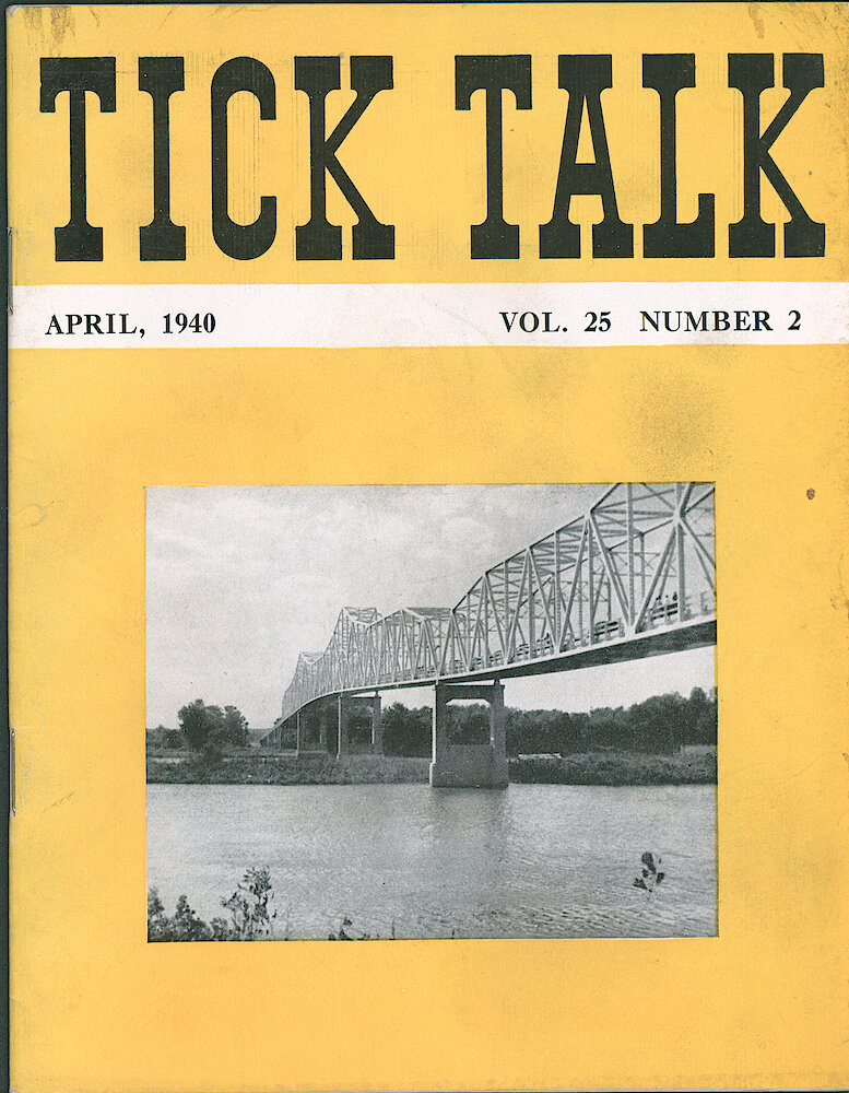 Westclox Tick Talk, April 1940 (Factory Edition), Vol. 25 No. 2 > F. Picture: "Hennepin Bridge" By Stella Rybka. Caption On Page 14.