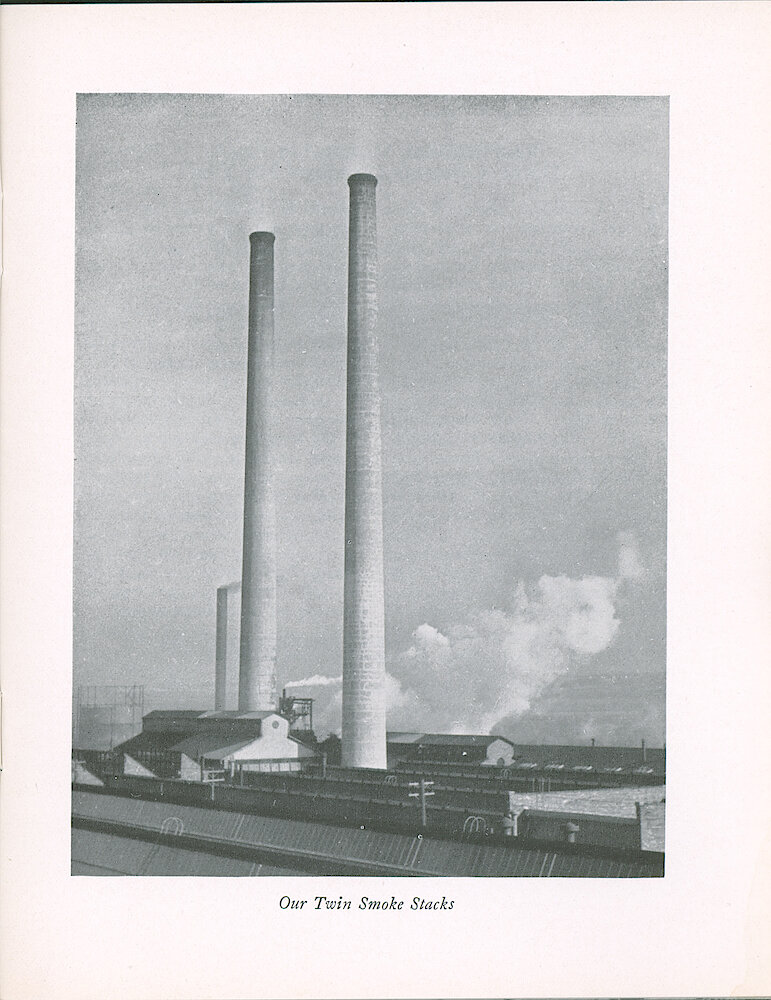 Westclox Tick Talk, April 1941 (Factory Edition), Vol. 26 No. 4 > 5. Picture: Our Twin Smoke Stacks.