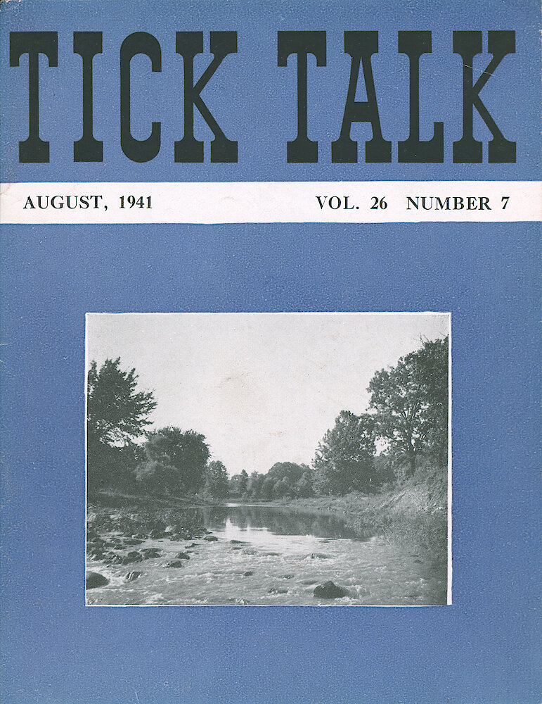 Westclox Tick Talk, August 1941 (Factory Edition), Vol. 26 No. 7 > F. Picture: Little Vermillion River At A Spot North Of La Salle. Caption On Page 15.