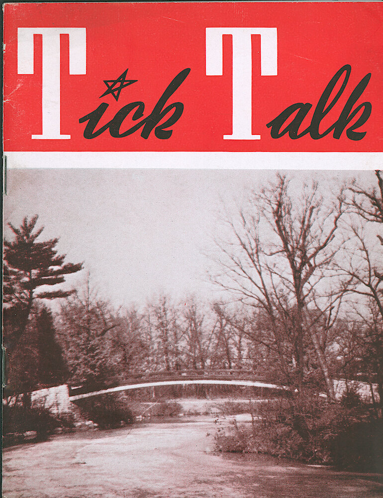 Westclox Tick Talk, November 1942, Vol. 27 No. 11 (mislabeled - page one says October 1942, no date on cover) > F. Picture: Bridge At Horse Shoe Canyon, Starved Rock, By Glen Herrcke, Well-known La Salle Amateur Photographer.