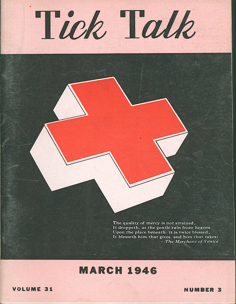 Westclox Tick Talk, March 1946, Vol. 31 No. 3 > F
