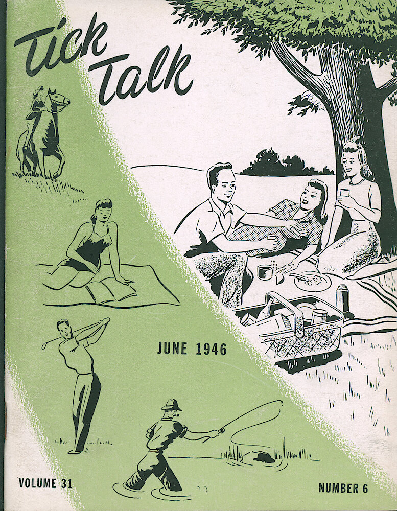 Westclox Tick Talk, June 1946, Vol. 31 No. 6 > F