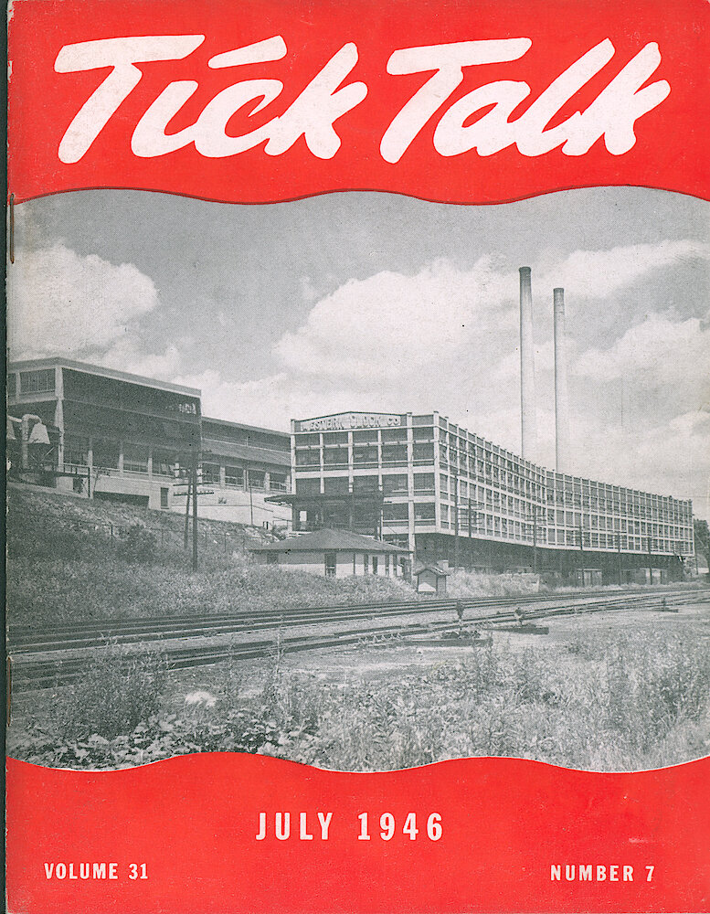 Westclox Tick Talk, July 1946, Vol. 31 No. 7 > F. Factory: View Of The Westclox Plant From The Southwest, A View Most Of Us Seldom See (caption On Page 11).