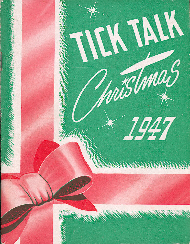 Westclox Tick Talk, December 1947, Vol. 32 No. 12 > F. Christmas Cover