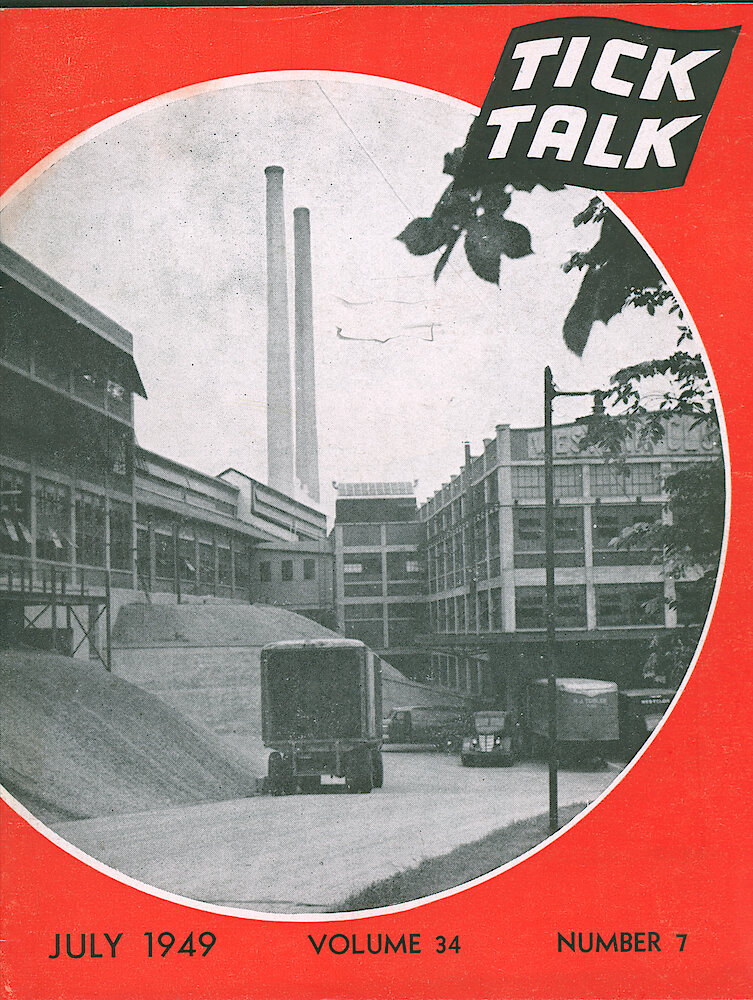 Westclox Tick Talk, July 1949, Vol. 34 No. 7 > F. Factory: Between The Five Story Building And The Older Part.