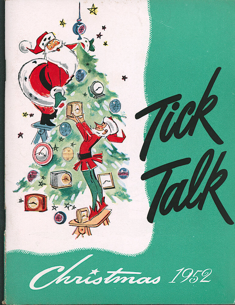 Westclox Tick Talk, December 1952, Vol. 37 No. 12 > F. Picture: Christmas Cover