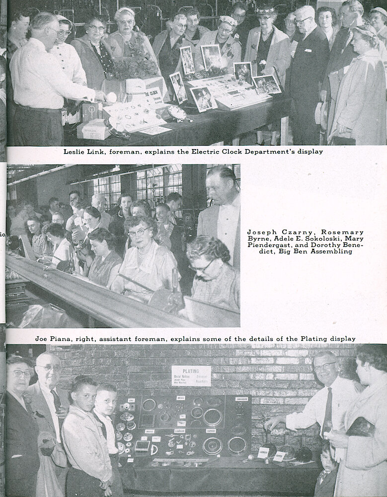 Westclox Tick Talk, May 1956, Vol. 41 No. 4 > 11. Factory: Open House April 25-26, 1956