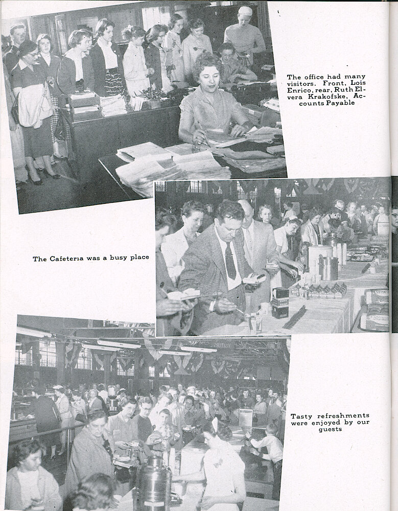 Westclox Tick Talk, May 1956, Vol. 41 No. 4 > 12. Factory: Open House April 25-26, 1956