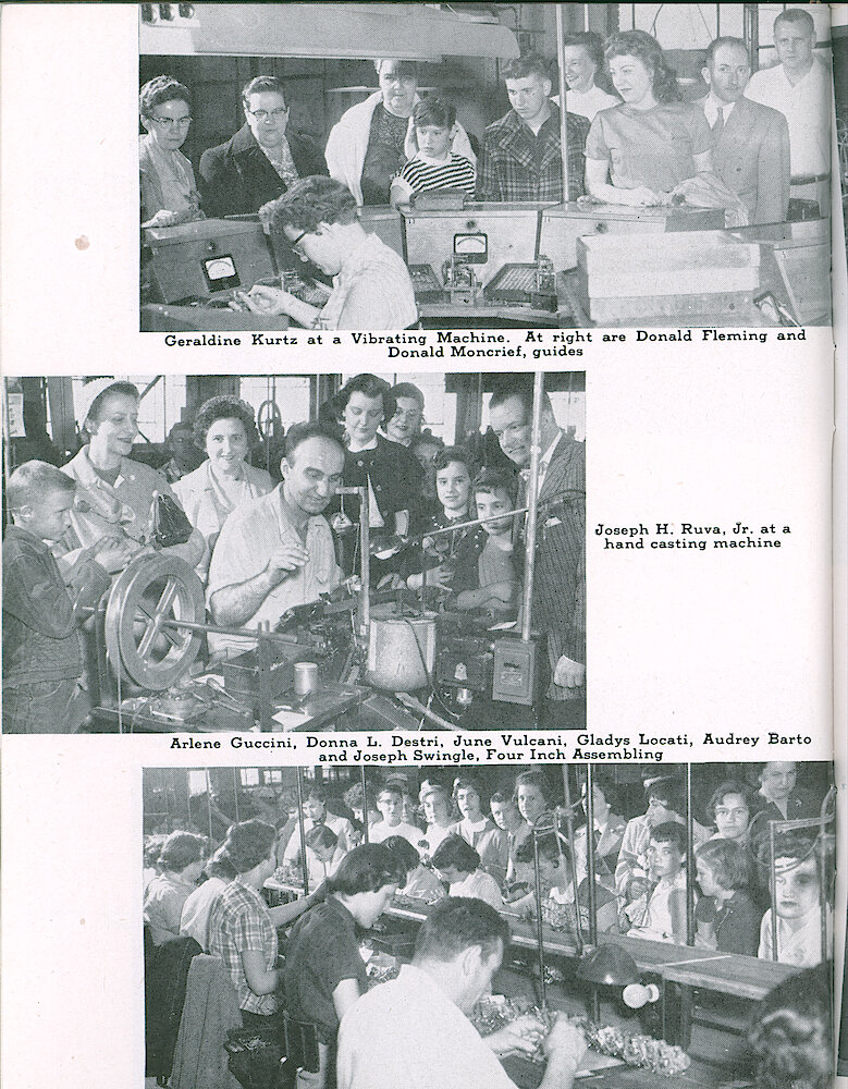 Westclox Tick Talk, May 1956, Vol. 41 No. 4 > 18. Factory: Open House April 25-26, 1956