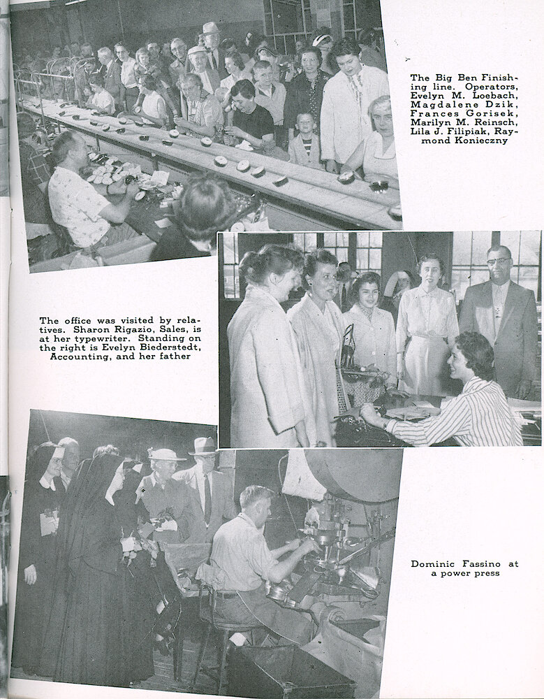 Westclox Tick Talk, May 1956, Vol. 41 No. 4 > 19. Factory: Open House April 25-26, 1956