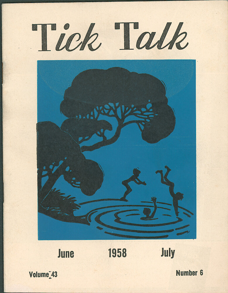 Westclox Tick Talk, JuneJuly 1958, Vol. 43 No. 6 > F. Picture: Vacation Cover