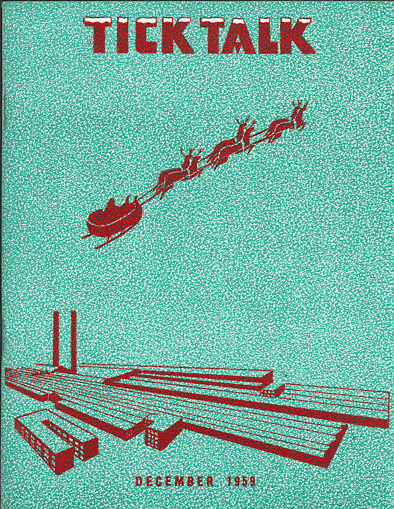 Westclox Tick Talk, December 1959 > F. Picture: Christmas Cover